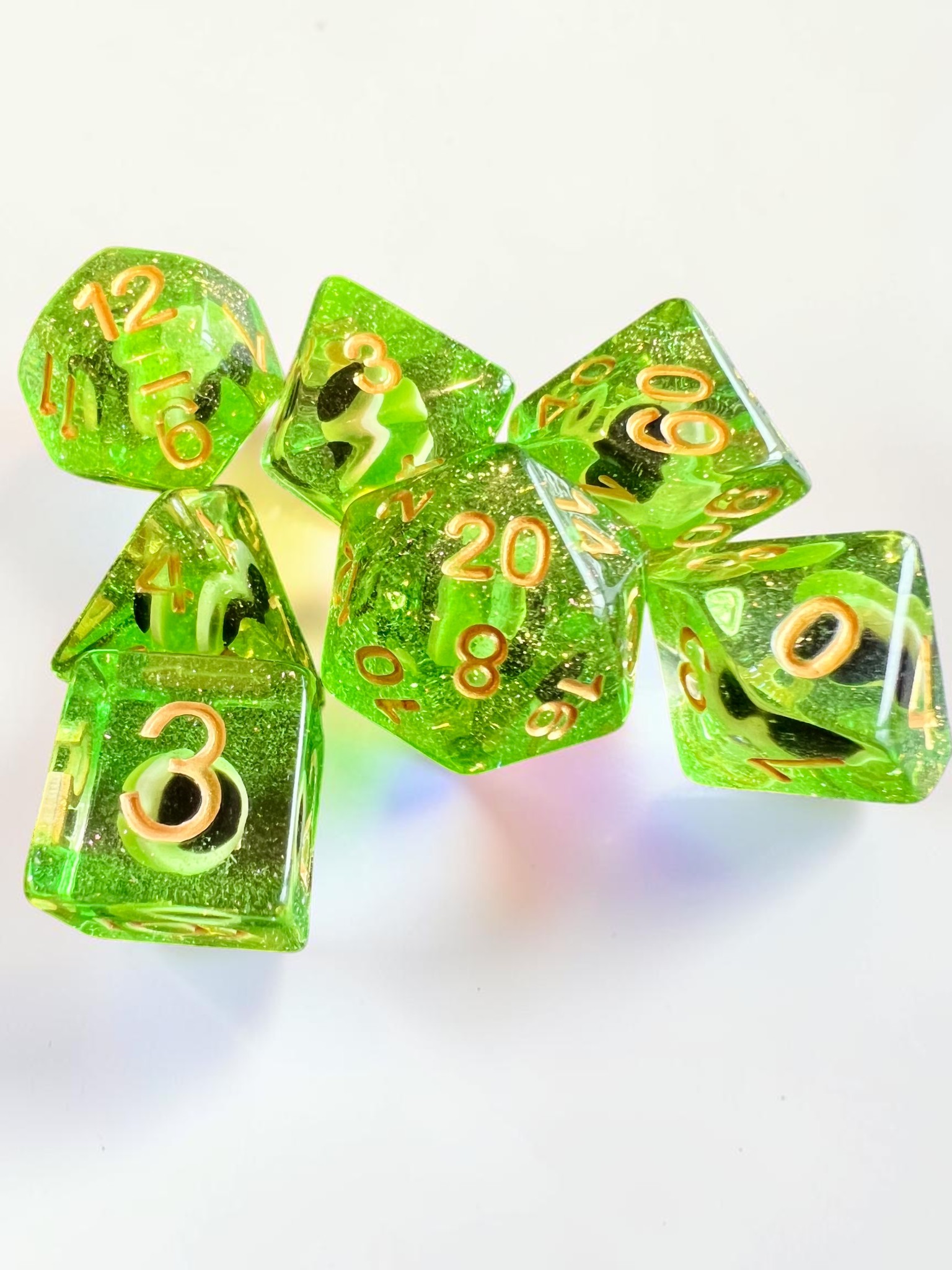 The Green (Evil Eye) dice set — $18.00