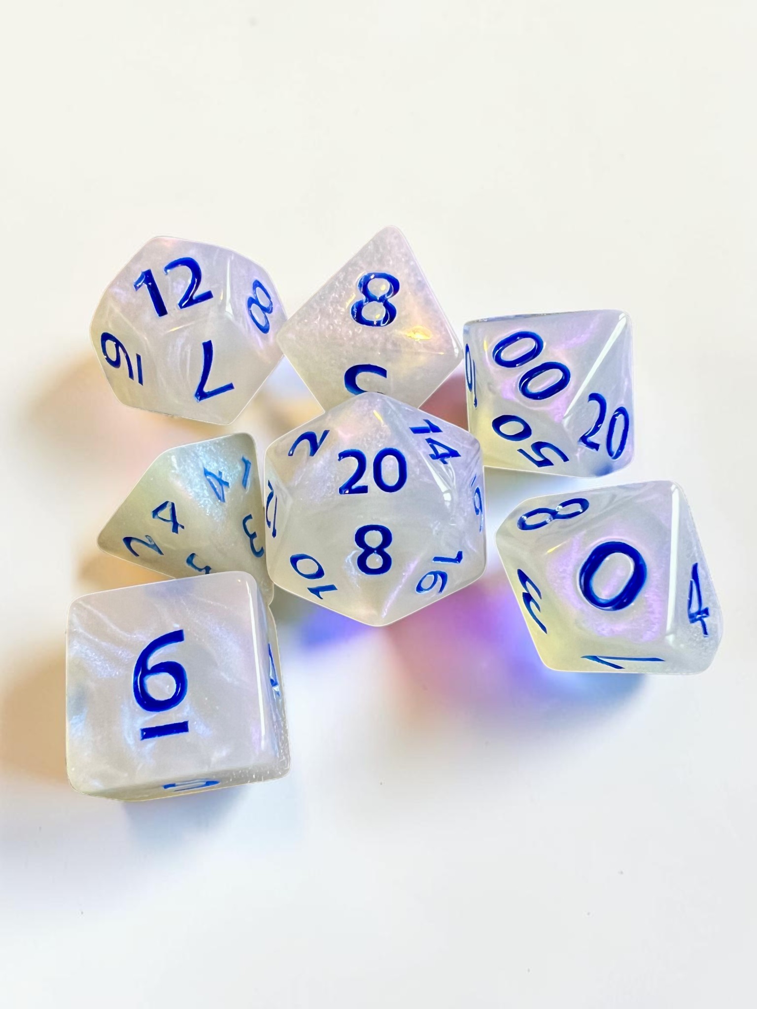 The Purist dice set — $12.00